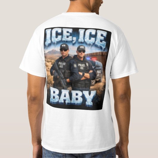 Ice Ice baby ice T-Shirt (Rückseite)
