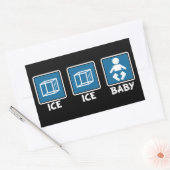 Ice Ice Baby Rechteckiger Aufkleber (Umschlag)
