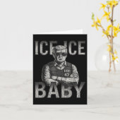 Ice Ice Baby Retro Funny Trump Karte (Gelbe Blume)