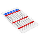 ICE im Falle eines Krisenreaktionsmagazins Magnet (Rechte Seite)