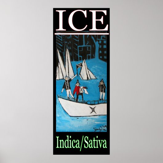 ICE INDICA SATIVA POSTER (Vorne)
