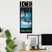 ICE INDICA SATIVA POSTER (Heimbüro)