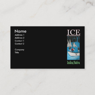 ICE INDICA SATIVA VISITENKARTE
