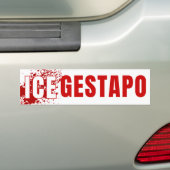 ICE ist Gestapo Anti Trump Autoaufkleber (Auf Auto)