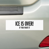 ICE ist vorbei Autoaufkleber (Auf Auto)