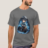 Ice Kart Racing Anime Ice Kart Racer Winter Car fr T-Shirt (Vorderseite)