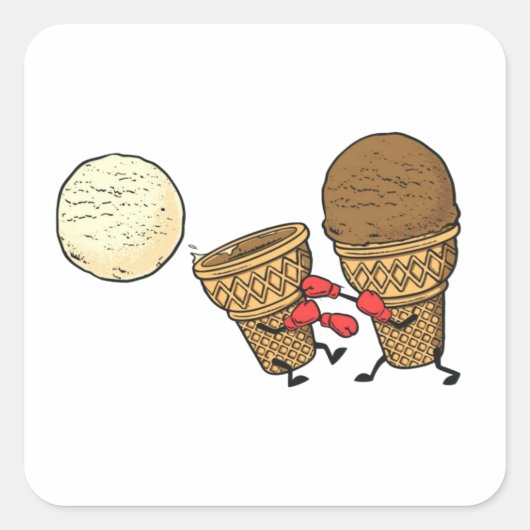 Ice Kick Baby Sticker (Vorderseite)