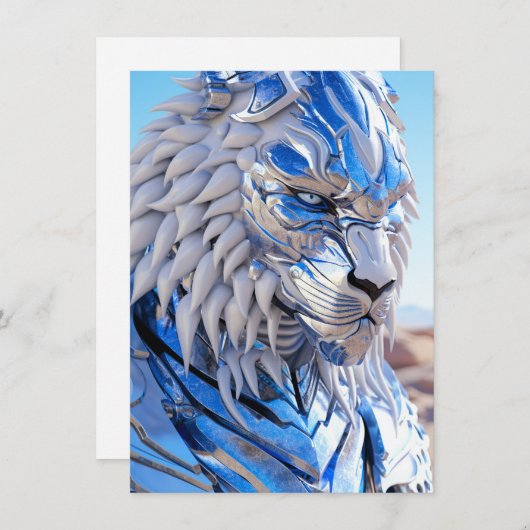 Ice Kitty Feiertagskarte (Vorne/Hinten)