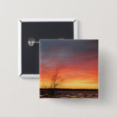 Ice Lake Sunset Button (Vorne & Hinten)