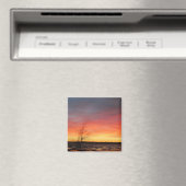 Ice Lake Sunset Magnet (In Situ (Geschirrspüler))