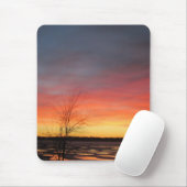 Ice Lake Sunset Mousepad (Mit Mouse)