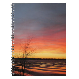 Ice Lake Sunset Notebook Notizblock