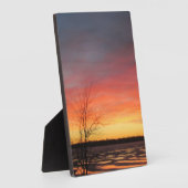 Ice Lake Sunset Plaza Fotoplatte (Seite)