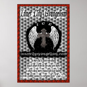 ICE-Logo-Poster (Alle Gewinne an das ICE-Ministeri Poster