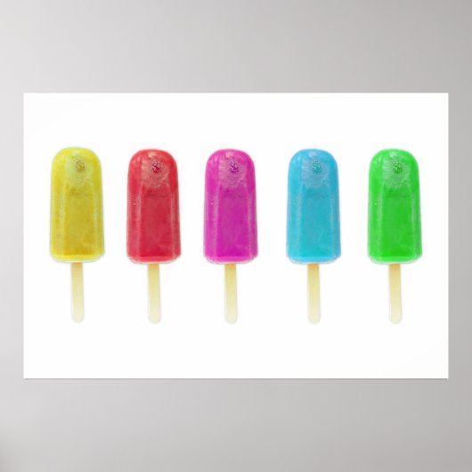 Ice Lollies Row Poster (Vorne)