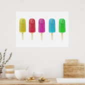 Ice Lollies Row Poster (Küche)