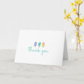 Ice Lolly Danke-Card Karte (Gelbe Blume)