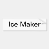 Ice Maker Sign/ Autoaufkleber (Vorne)