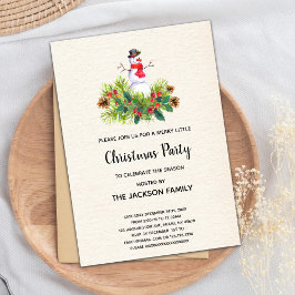 Ice Man Weihnachtseinladungen Einladung