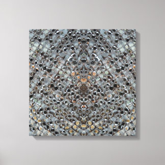 Ice Metal Fire III auf Leinwand