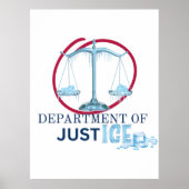 ICE oder Justizministerium? Poster (Vorne)