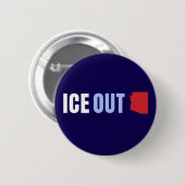 ICE OUT Arizona Anti Trump Button (Vorne & Hinten)