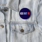 ICE OUT Arizona Anti Trump Button (Beispiel)