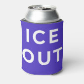 ICE OUT Can Cooler | Immigration Justice Protest Dosenkühler (Kanne Rückseite)