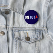 ICE OUT Maine Anti Trump Button (Beispiel)