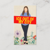 Ice Out of My City Business Card Visitenkarte (Vorderseite)