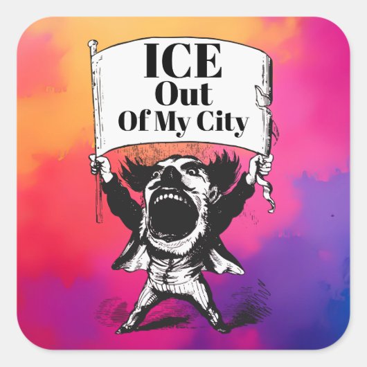ICE Out of My City Sticker (Vorderseite)