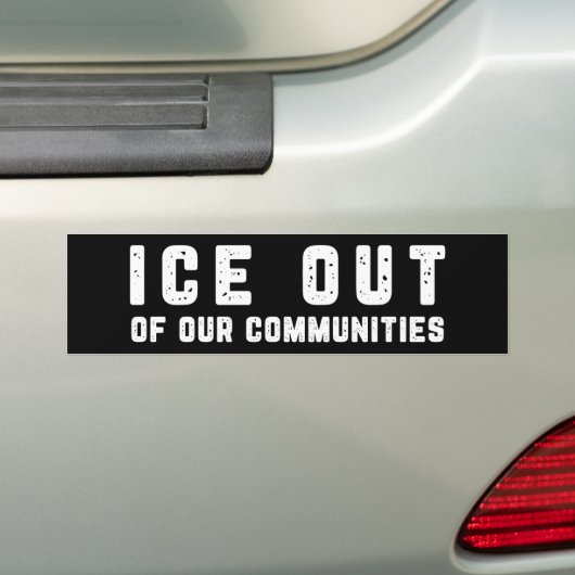 ICE Out Of Our Communities Anti-ICE Autoaufkleber (Auf Auto)