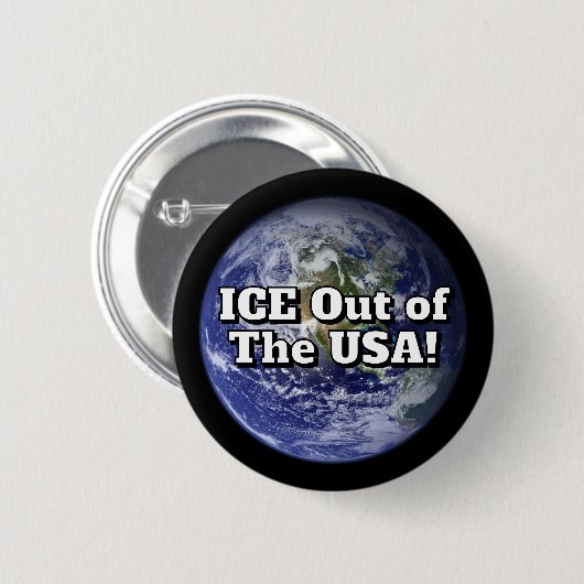 ICE Out of the USA! Button (Vorne & Hinten)
