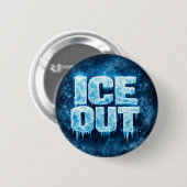 "ICE OUT" protest button (Vorne & Hinten)