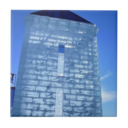 Ice Palace in Carnaval de Quebec, Kanada Fliese (Vorderseite)