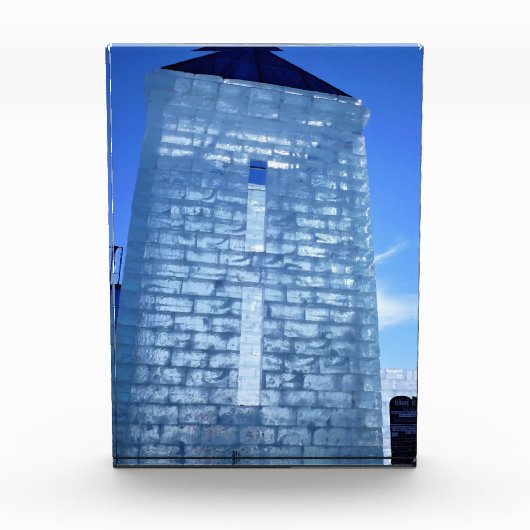 Ice Palace in Carnaval de Quebec, Kanada Fotoblock (Vorderseite)