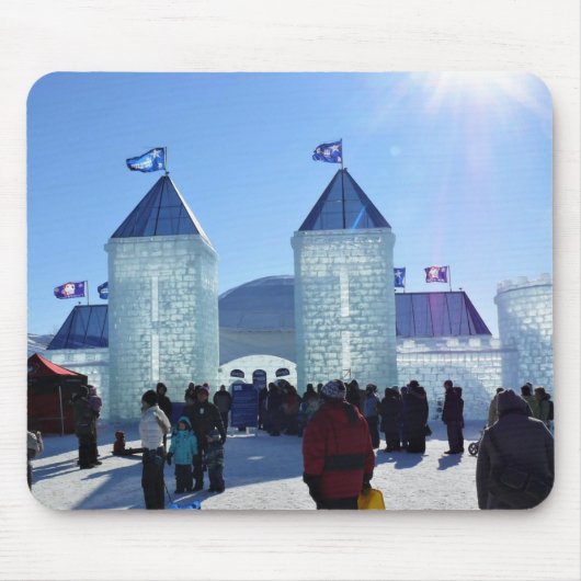 Ice Palace in Carnaval de Quebec, Kanada Mousepad (Vorne)