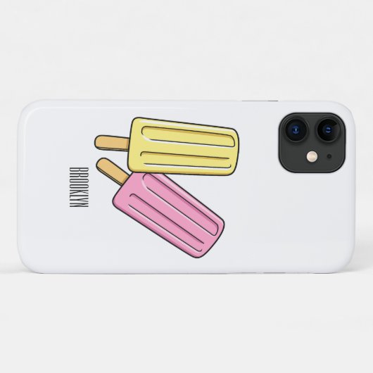 Ice Pop Cartoon Illustration Case-Mate iPhone Hülle (Rückseite (Horizontal))