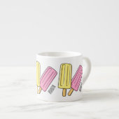 Ice Pop Cartoon Illustration Espressotasse (Vorderseite Rechts)