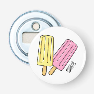Ice Pop Cartoon Illustration Flaschenöffner