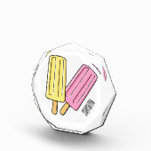 Ice Pop Cartoon Illustration Fotoblock (Rechts)