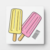 Ice Pop Cartoon Illustration Fotoplatte (Vorderseite)