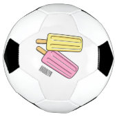 Ice Pop Cartoon Illustration Fußball (Gedreht)
