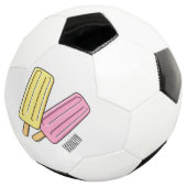 Ice Pop Cartoon Illustration Fußball (Dreiviertel)