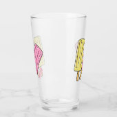 Ice Pop Cartoon Illustration Glas (Links)