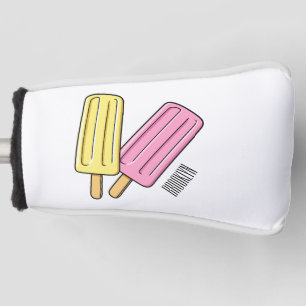 Ice Pop Cartoon Illustration Golf Headcover