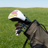 Ice Pop Cartoon Illustration Golf Headcover (In SItu)