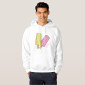 Ice Pop Cartoon Illustration Hoodie (Vorne ganz)
