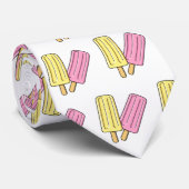 Ice Pop Cartoon Illustration Krawatte (Gerollt)