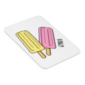 Ice Pop Cartoon Illustration Magnet (Rechte Seite)